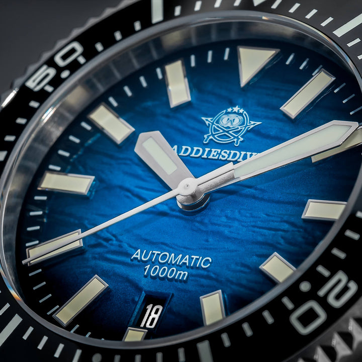 ★Especial Graduación★Addiesdive Reloj de buceo 46mm 1000m AD2069-Blanco-