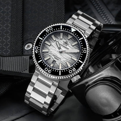 ★Especial Graduación★Addiesdive Reloj de buceo 46mm 1000m AD2069-Blanco-