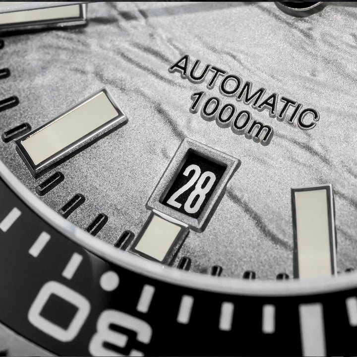 ★Especial Graduación★Addiesdive Reloj de buceo 46mm 1000m AD2069-Blanco-