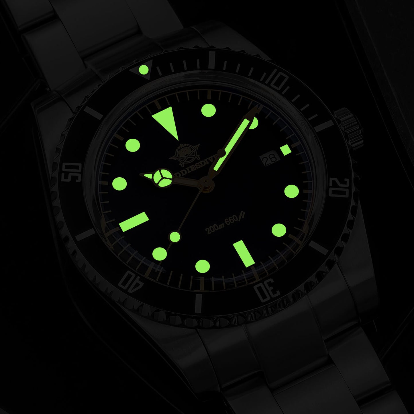 Reloj ADDIESDIVE de 39mm con bisel giratorio bidireccional AD2072