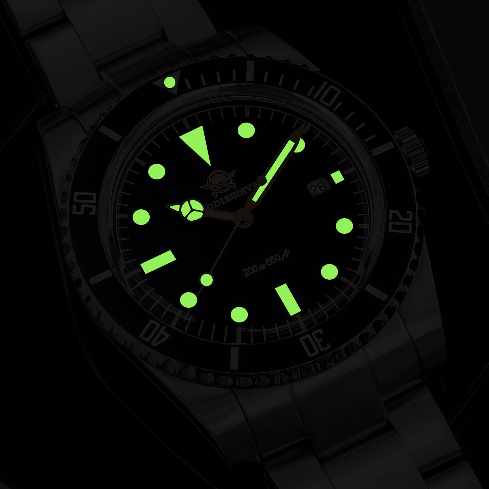 Reloj ADDIESDIVE de 39mm con bisel giratorio bidireccional AD2072