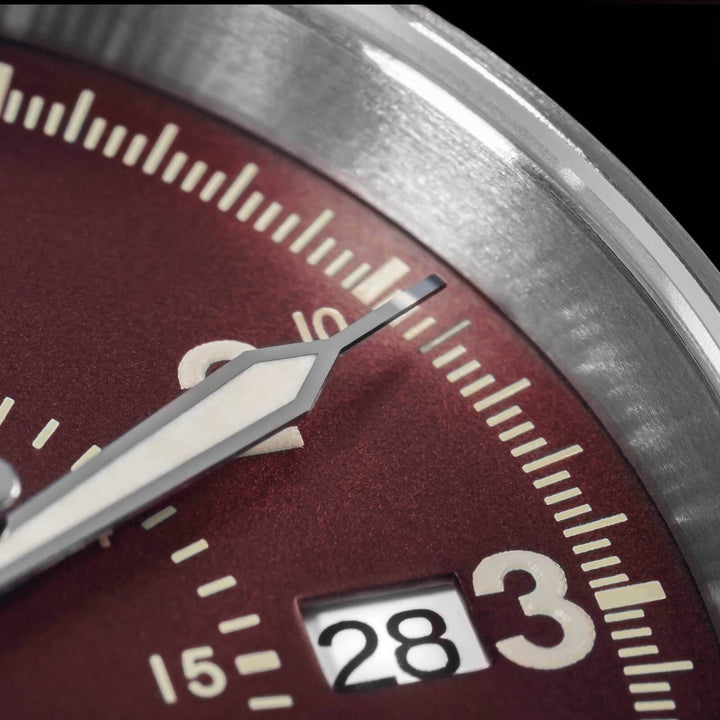 ADDIESDIVE Reloj automático con cristal de zafiro de 39 mm Reloj de campo AD2074-Negro-