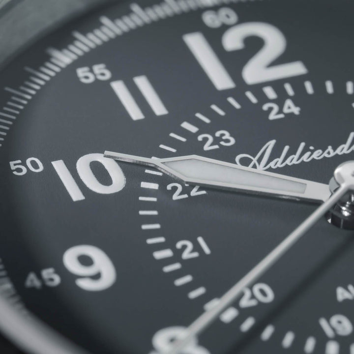 ADDIESDIVE Reloj automático con cristal de zafiro de 39 mm Reloj de campo AD2074-Negro-