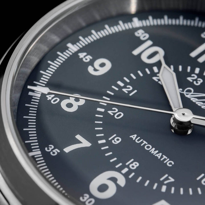 ADDIESDIVE Reloj automático con cristal de zafiro de 39 mm Reloj de campo AD2074-Negro-