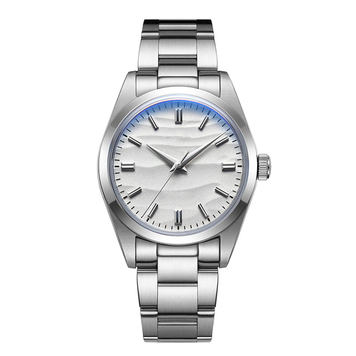 ★Especial Graduación★ADDIESDIVE 36mm Reloj de cuarzo VH31 Movimiento (AD2030)-Sin logo-Blanco-