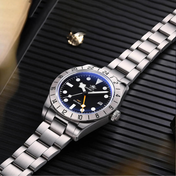 ADDIESDIVE 39mm BB GMT Reloj de cuarzo RONDA515 Movimiento(AD2035/AD2036) - Addiesdiverelojes