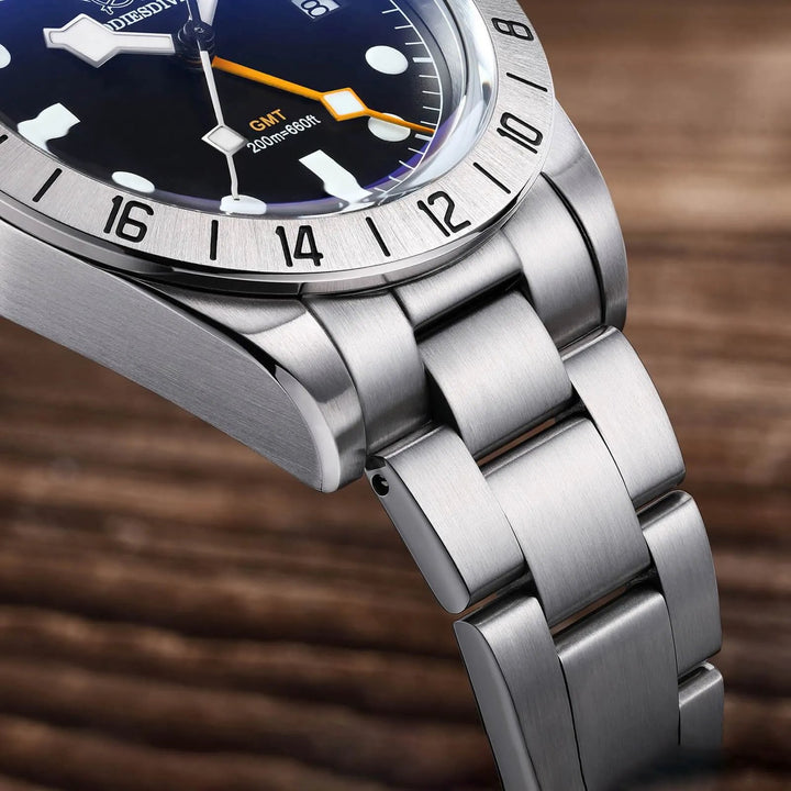 ADDIESDIVE 39mm BB GMT Reloj de cuarzo RONDA515 Movimiento(AD2035/AD2036) - Addiesdiverelojes