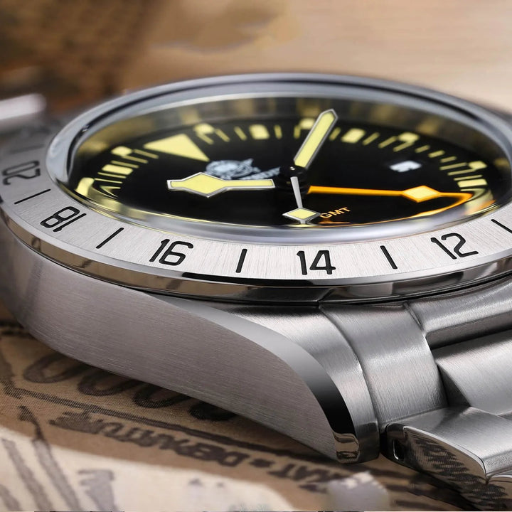 ADDIESDIVE 39mm BB GMT Reloj de cuarzo RONDA515 Movimiento(AD2035/AD2036) - Addiesdiverelojes