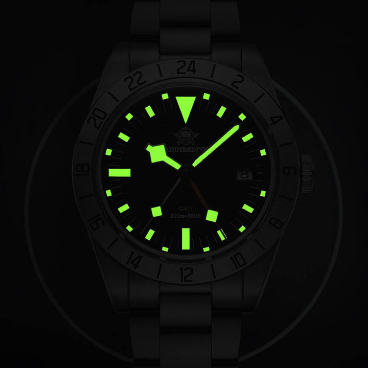 ADDIESDIVE 39mm BB GMT Reloj de cuarzo RONDA515 Movimiento（AD2035/AD2036）-AD2035-