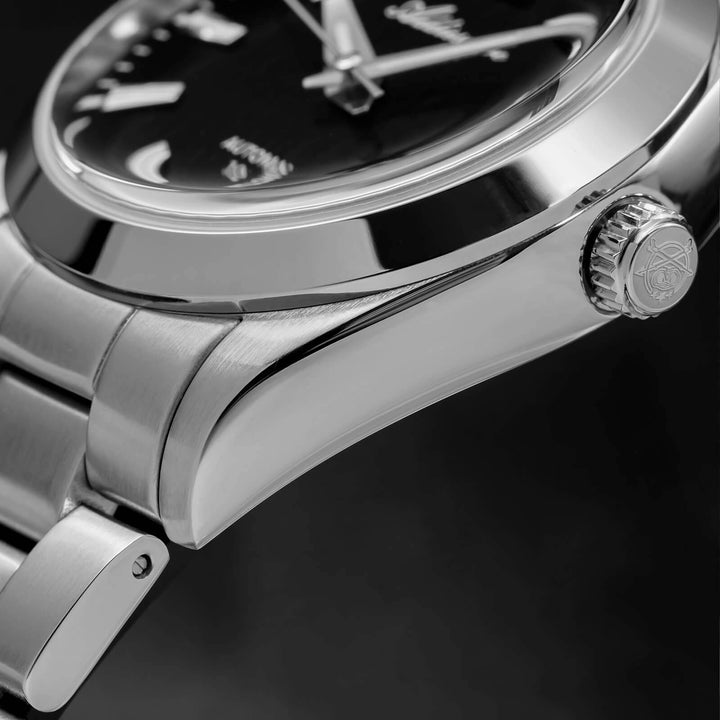 ADDIESDIVE Reloj automático NH35 con esfera con textura de corteza 3D de 39 mm AD2075-Verde-