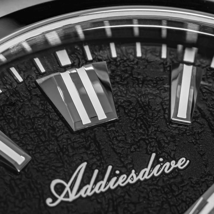 ADDIESDIVE Reloj automático NH35 con esfera con textura de corteza 3D de 39 mm AD2075-Verde-