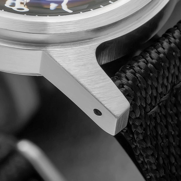 ADDIESDIVE AD2088 – Reloj Automático para Hombre con Correa de Nailon y Movimiento NH35-Negro-