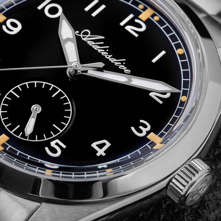 ADDIESDIVE AD2099 Segundero Suave-Negro-Con logo Addiesdive-