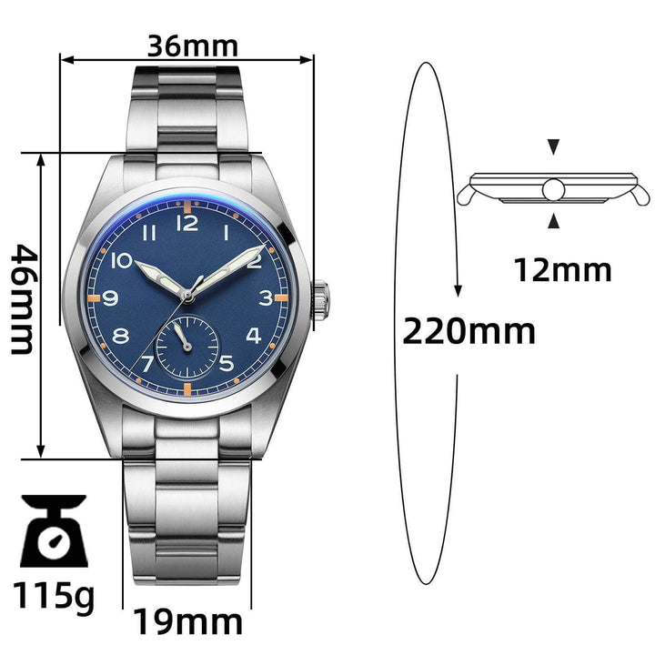 ADDIESDIVE AD2099 Segundero Suave-Negro-Con logo Addiesdive-