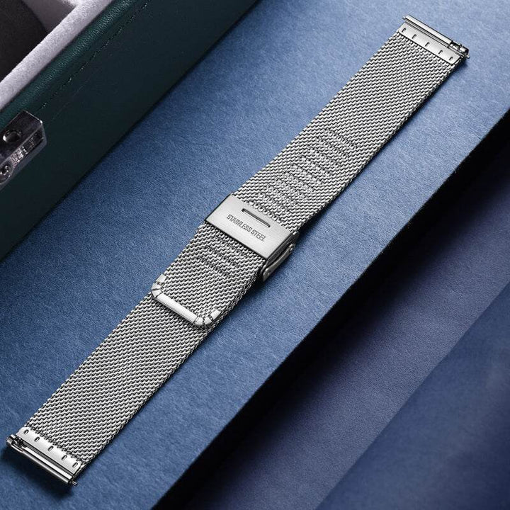 ADDIESDIVE Correa de malla de acero de 20 mm-¡2x1 en correas!-