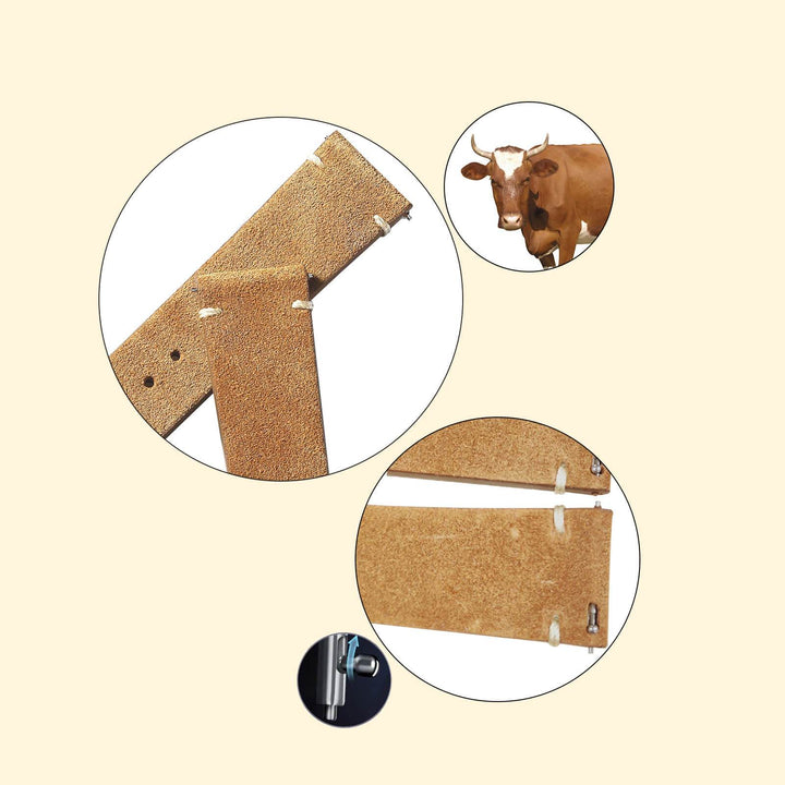 ADDIESDIVE Correa de piel con hebilla, 20mm Pin Buckle Watch Band-divers watch-