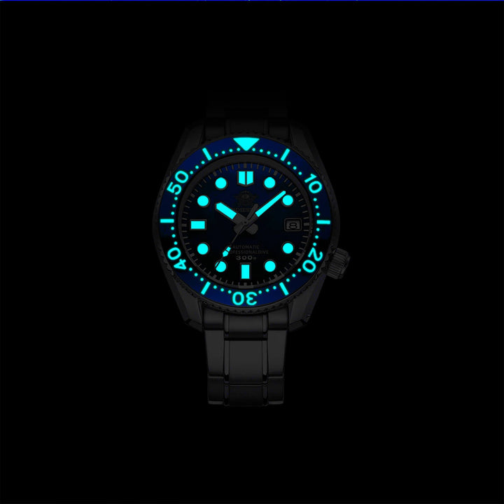 ADDIESDIVE® Marinemaster 300 Automático de Lujo para Hombre (MY-H7)-Azul-