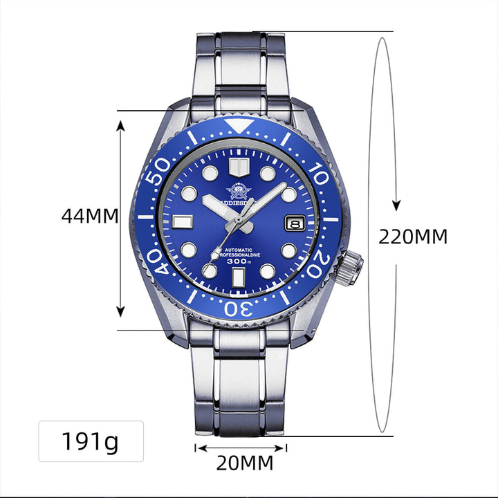 ADDIESDIVE® Marinemaster 300 Automático de Lujo para Hombre (MY-H7)-Azul-