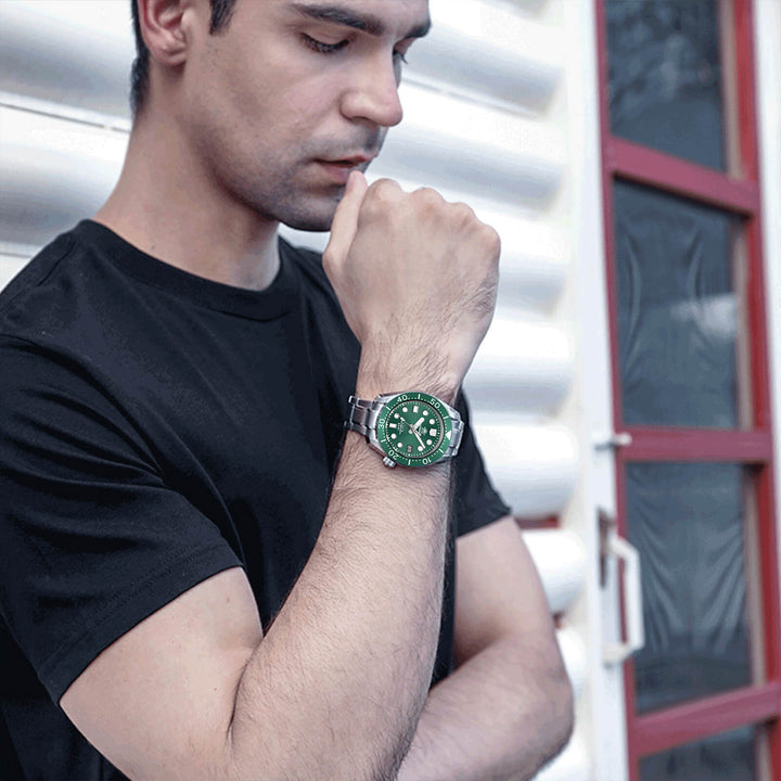 ADDIESDIVE® Marinemaster 300 Automático de Lujo para Hombre (MY-H7)-Azul-