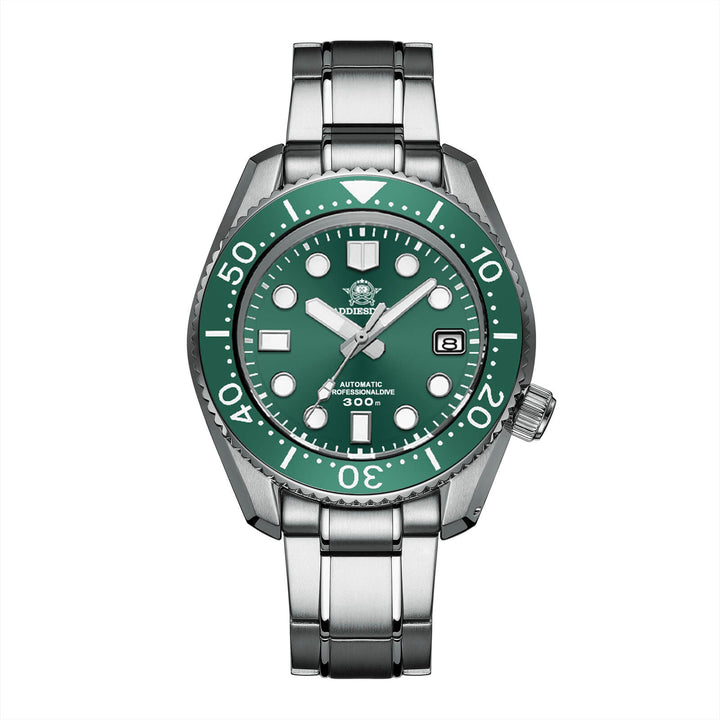 ADDIESDIVE® Marinemaster 300 Automático de Lujo para Hombre (MY-H7)-Verde-