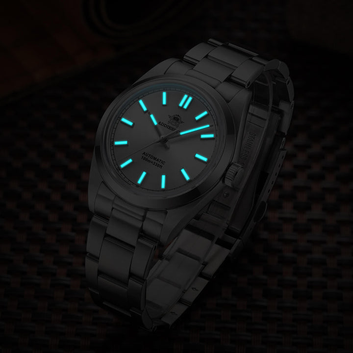 ADDIESDIVE Reloj Automático de Lujo para Hombre de 36mm Movimiento PT5000 AD2028-pilot watch-