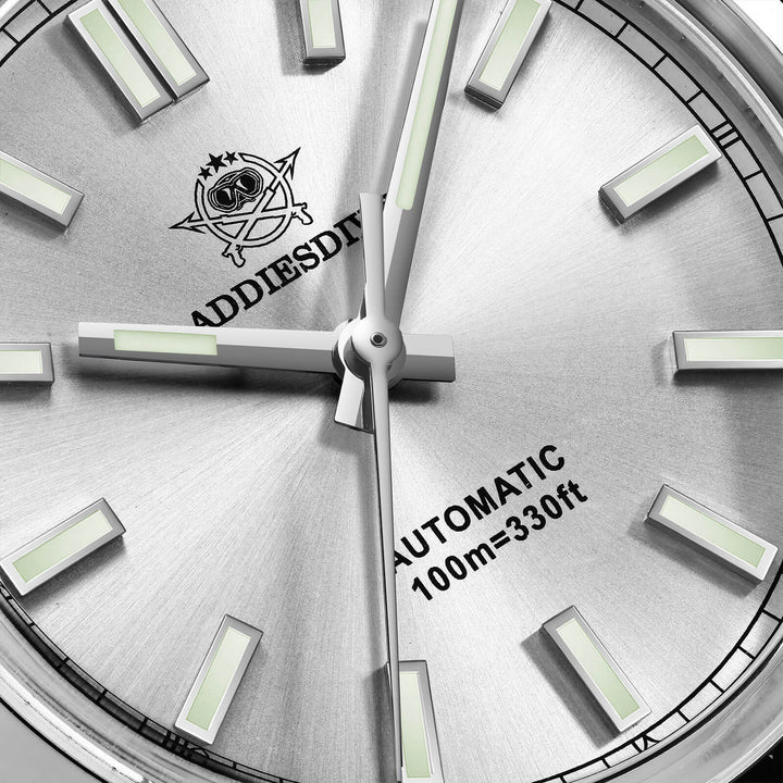 ADDIESDIVE Reloj Automático de Lujo para Hombre de 36mm Movimiento PT5000 AD2028-pilot watch-