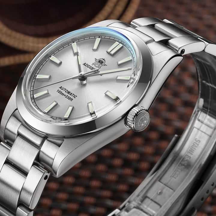 ADDIESDIVE Reloj Automático de Lujo para Hombre de 36mm Movimiento PT5000 AD2028-pilot watch-