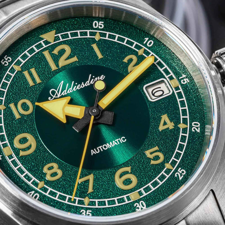 ADDIESDIVE Reloj Mecánico Retro Explore 39mm AD2055