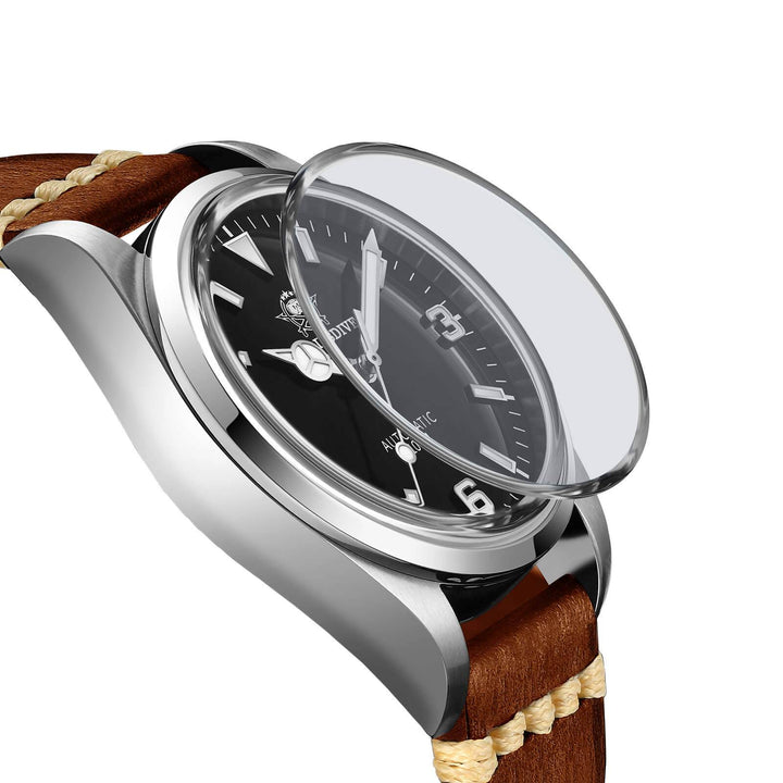 ADDIESDIVE Reloj automático 38mm 100M (AD2112-correa de piel )-watch-