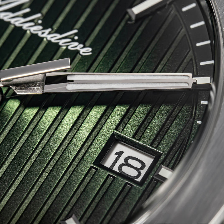 ADDIESDIVE Reloj automático NH35 de 38 mm AD2080-Negro-