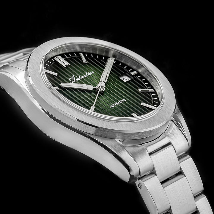 ADDIESDIVE Reloj automático NH35 de 38 mm AD2080-Negro-