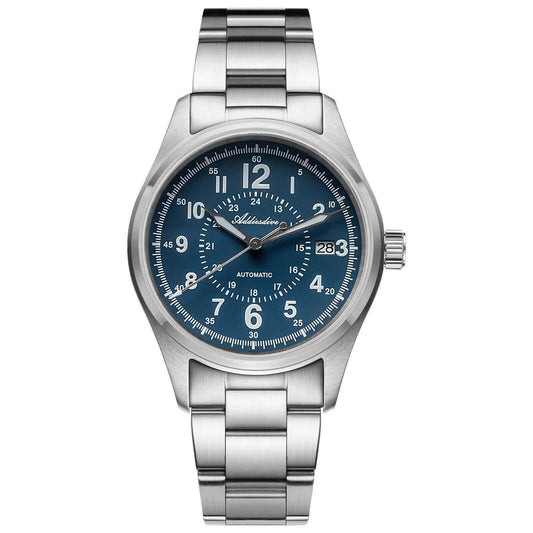 ADDIESDIVE Reloj automático con cristal de zafiro de 39 mm Reloj de campo AD2074-Azul-