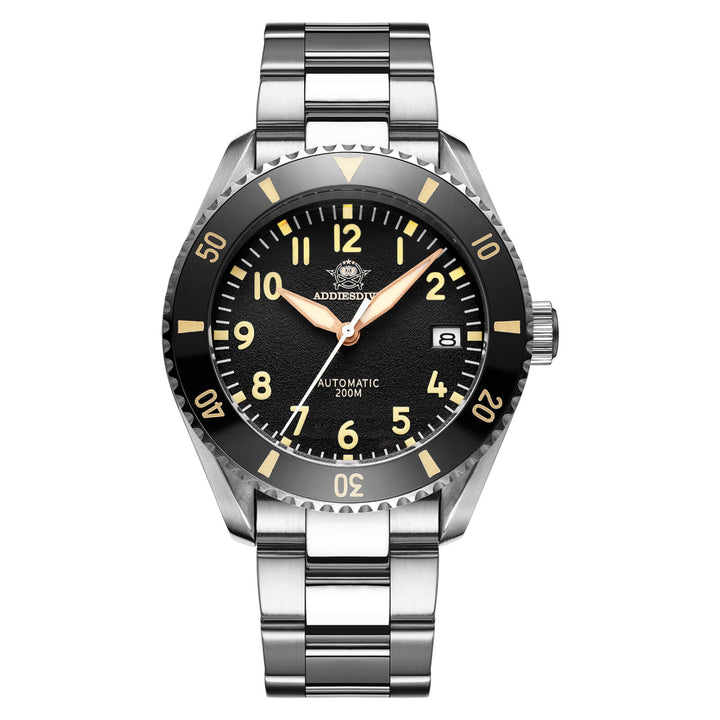 ADDIESDIVE Reloj automático para hombre Diver 200M （MY-H9）-watch-Correa de acero-