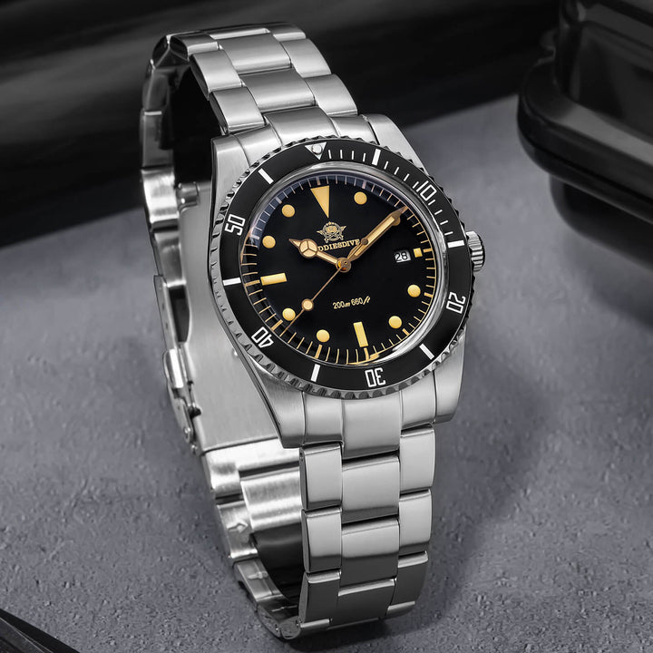 ADDIESDIVE Reloj de 39mm con bisel giratorio bidireccional AD2072-