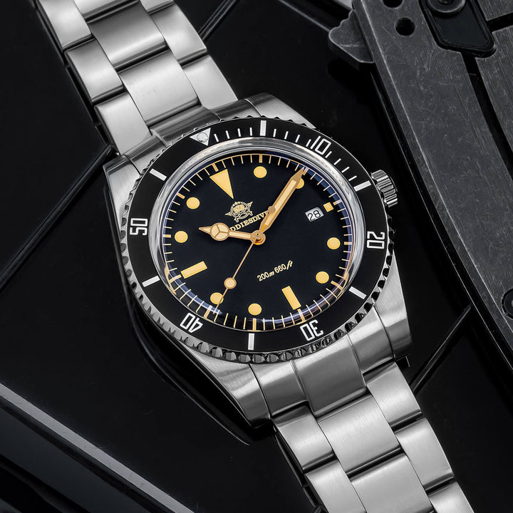 ADDIESDIVE Reloj de 39mm con bisel giratorio bidireccional AD2072-