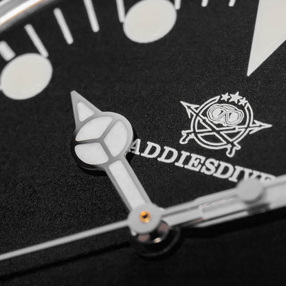 ADDIESDIVE Reloj de Cuarzo de 39 mm con bisel rotatorio bidireccional AD2068-Negro-