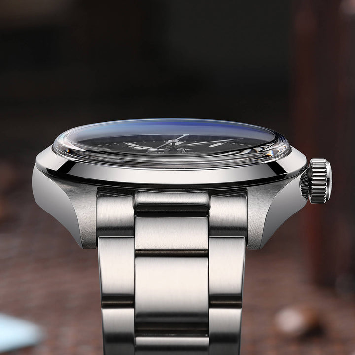 ADDIESDIVE Reloj de buceo Explore VH31 de 36 mm Reloj de cuarzo AD2023-1-Correa de acero-