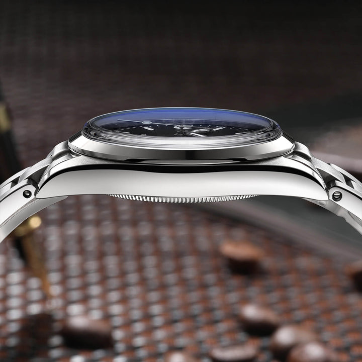 ADDIESDIVE Reloj de buceo Explore VH31 de 36 mm Reloj de cuarzo AD2023-1-Correa de acero-