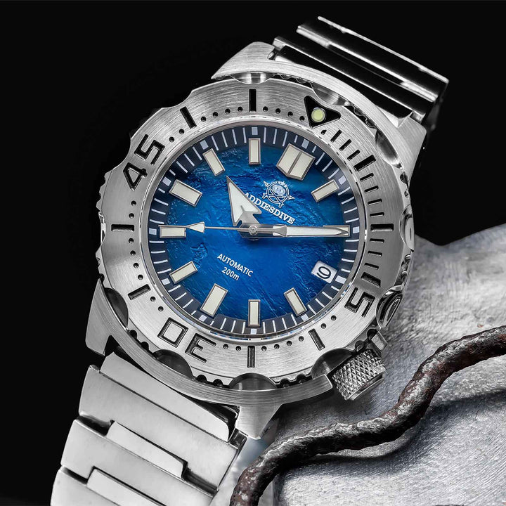 ADDIESDIVE Reloj de buceo OceanMonster AD2047