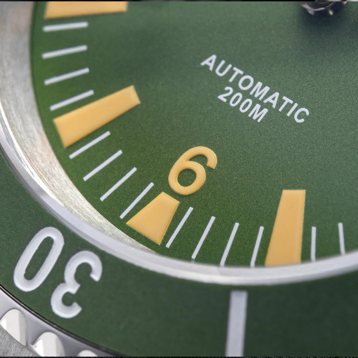 ADDIESDIVE Reloj de buceo Retro Sword Sub NH35 AD2064-Negro-