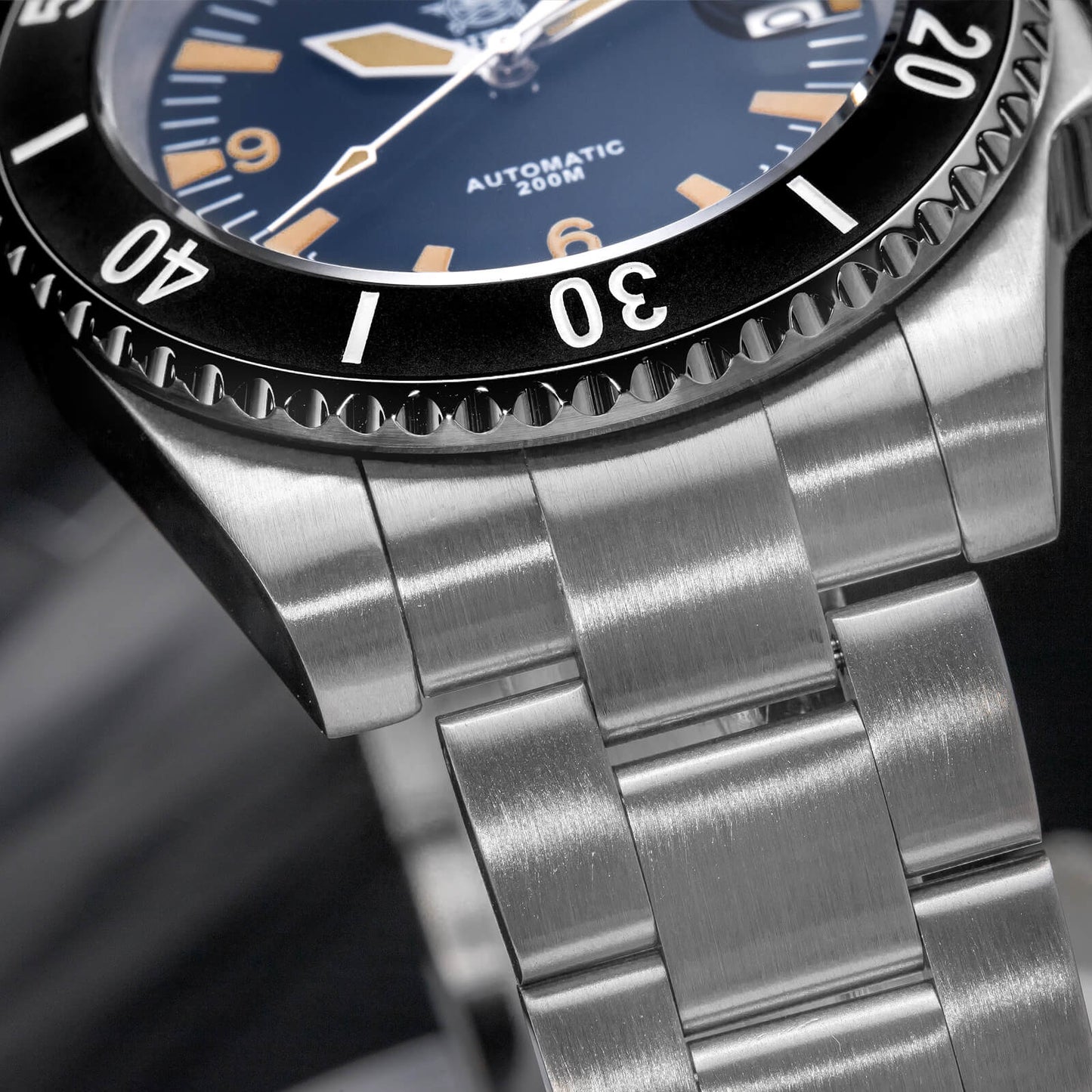ADDIESDIVE Reloj de buceo Retro Sword Sub NH35 AD2064-Negro-