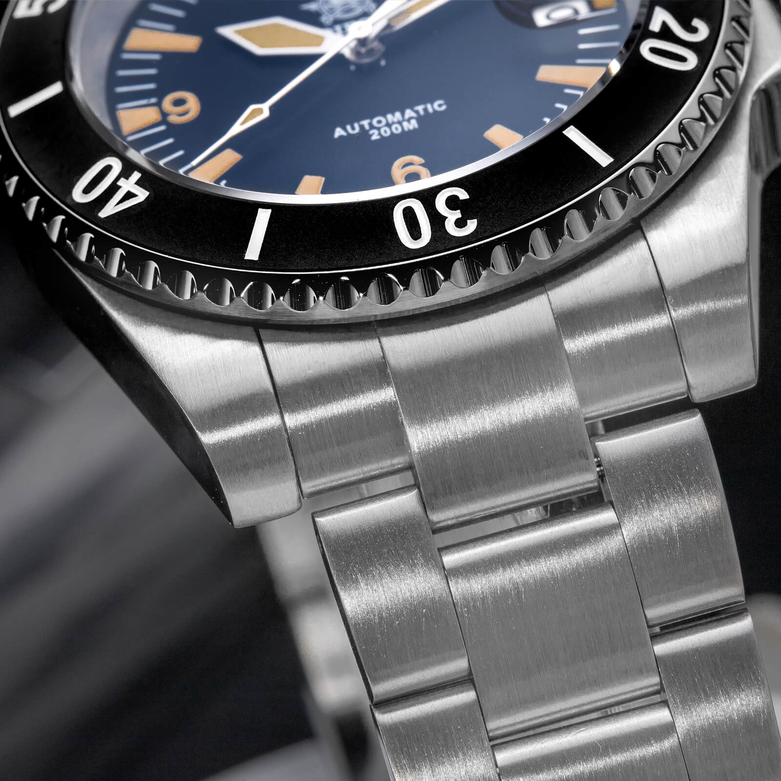 ADDIESDIVE Reloj de buceo Retro Sword Sub NH35 AD2064-Negro-