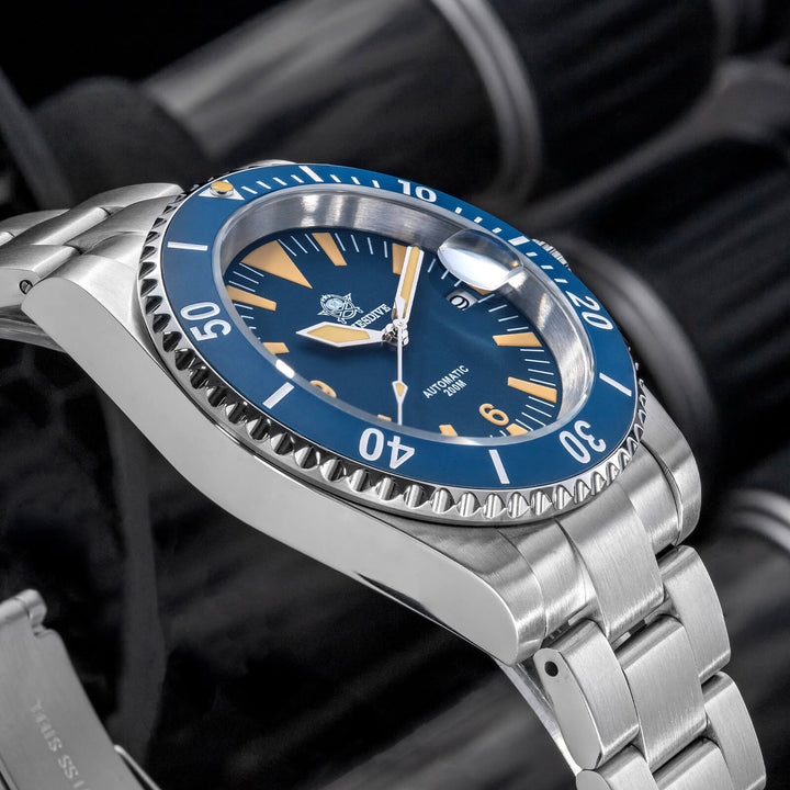 ADDIESDIVE Reloj de buceo Retro Sword Sub NH35 AD2064-Negro-