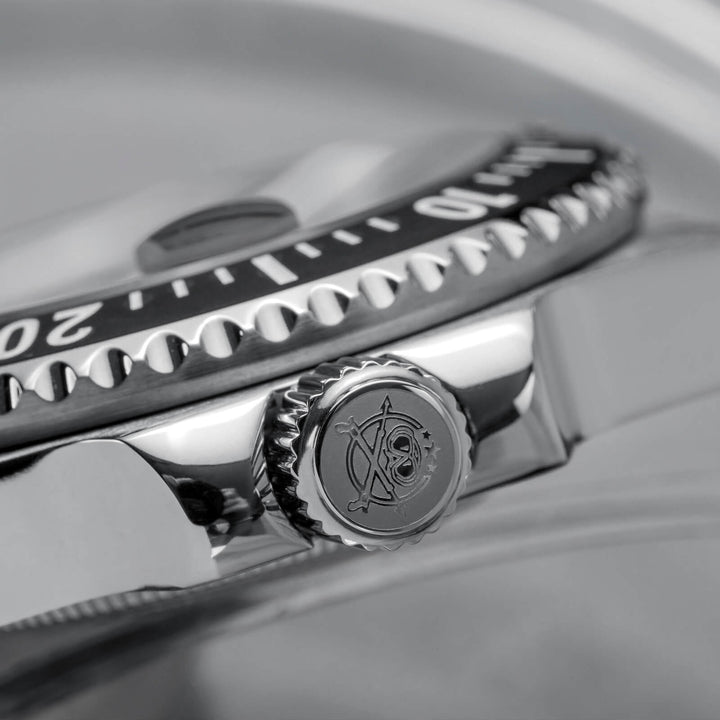 ADDIESDIVE Reloj de buceo Retro Sword Sub NH35 AD2064-Negro-