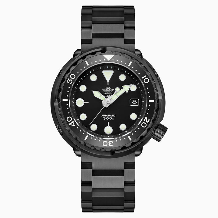 ADDIESDIVE Reloj de buceo automático Tuna Diver 300M ( MY-H5B)-divers watch-Logotipo ADDIESDIVE-