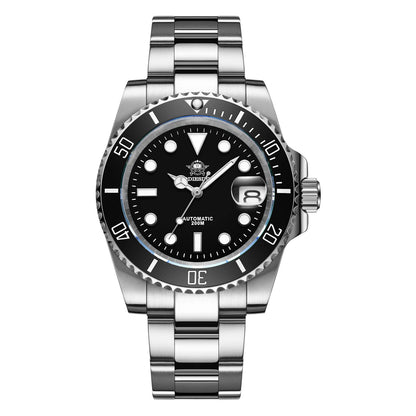 ★Especial Graduación★ADDIESDIVE Reloj de buceo automático para hombre Diver's 200M NH35A (MY-H3AC)-divers watch-Negro-