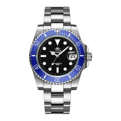 ★Especial Graduación★ADDIESDIVE Reloj de buceo automático para hombre Diver's 200M NH35A (MY-H3AC)-divers watch-Negro y azul-