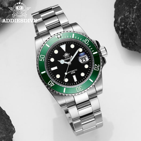 ADDIESDIVE Reloj de buceo automático para hombre Diver's 200M NH35A-H3AC - Addiesdiverelojes
