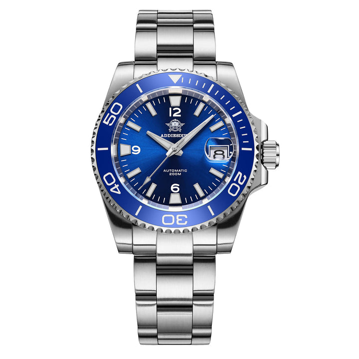 ADDIESDIVE Reloj de buceo retro NH35 de AD2085-Azul-