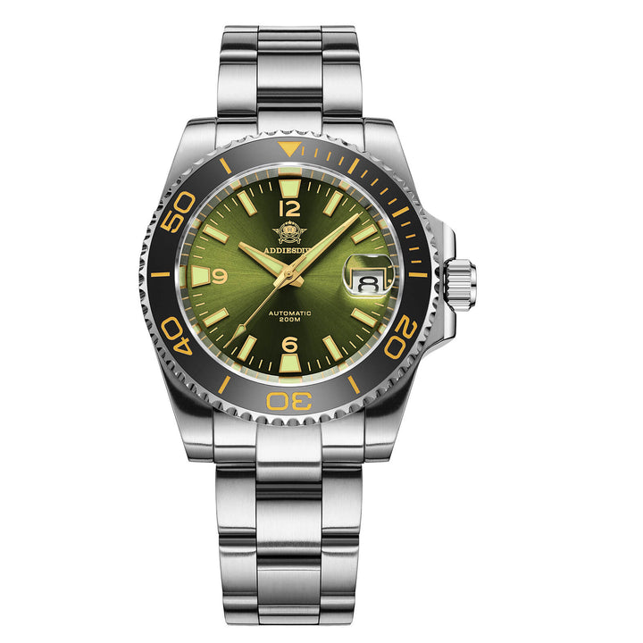 ADDIESDIVE Reloj de buceo retro NH35 de AD2085-Verde-